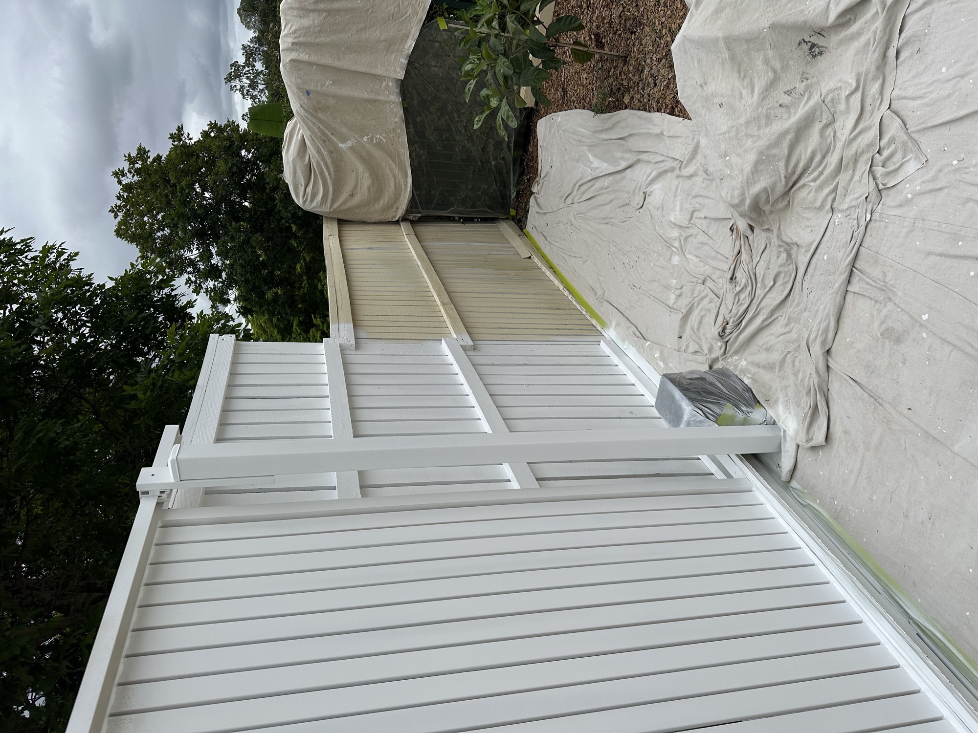Fence and gate repaint photo