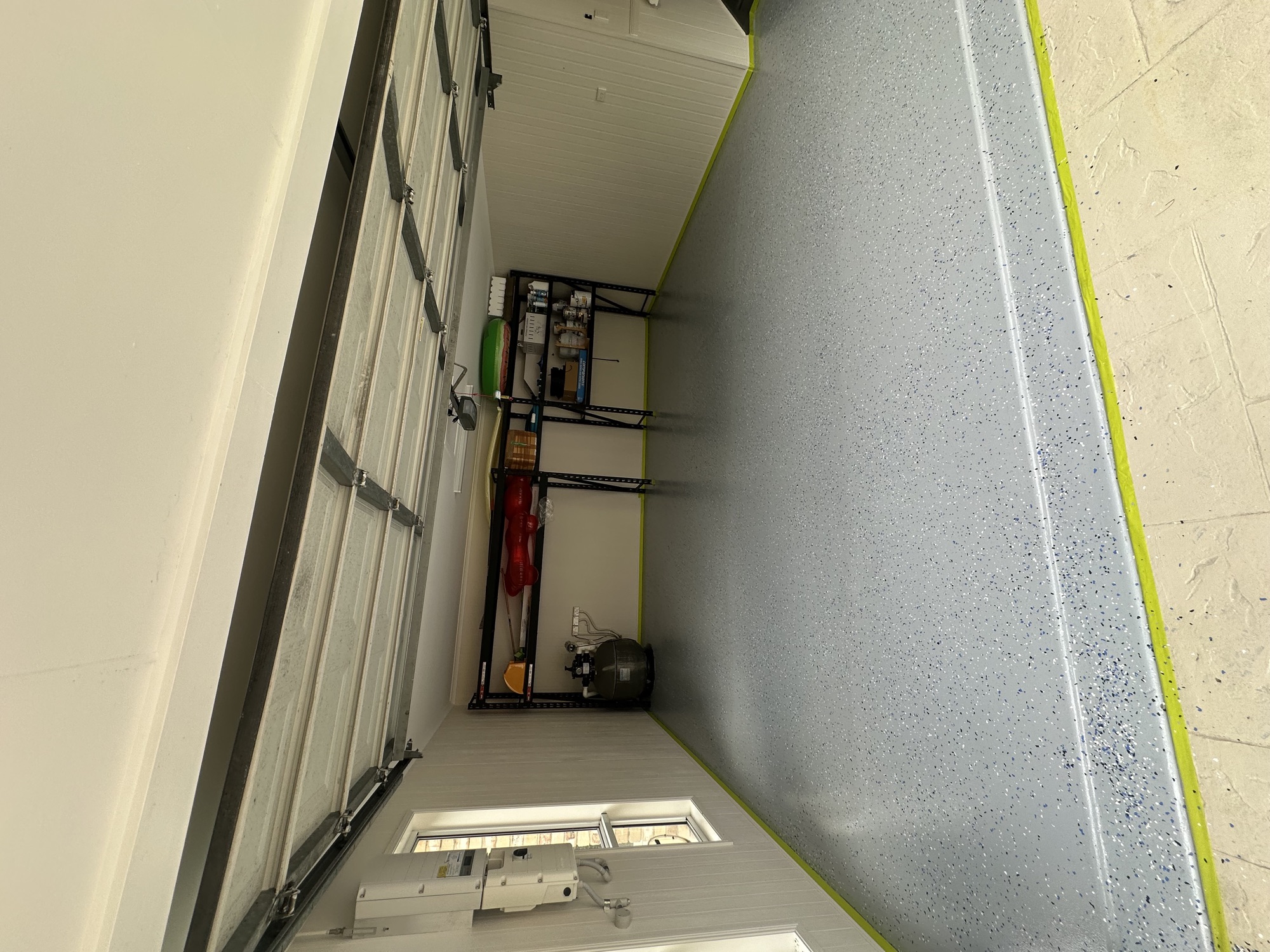 Garage epoxy floor photo